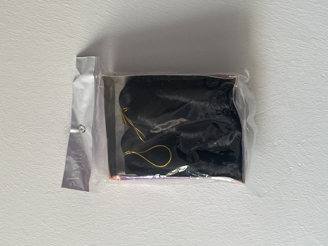 Angels Pony Tail (Solid Dark Black)